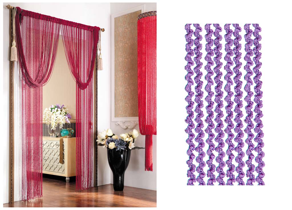 Штора нитяная Magnolia Кисея, цвет: фиолетовый, высота 290 см. CQ X055-1273627 Штора нитяная Magnolia Кисея, цвет: фиолетовый, высота 290 см. CQ X055-1273627Декоративная нитяная штора для дизайнерских решений в вашем доме. Подходит как для зонирования пространства, а так же декорации окна, как самостоятельное решение или дополнение к шторам.