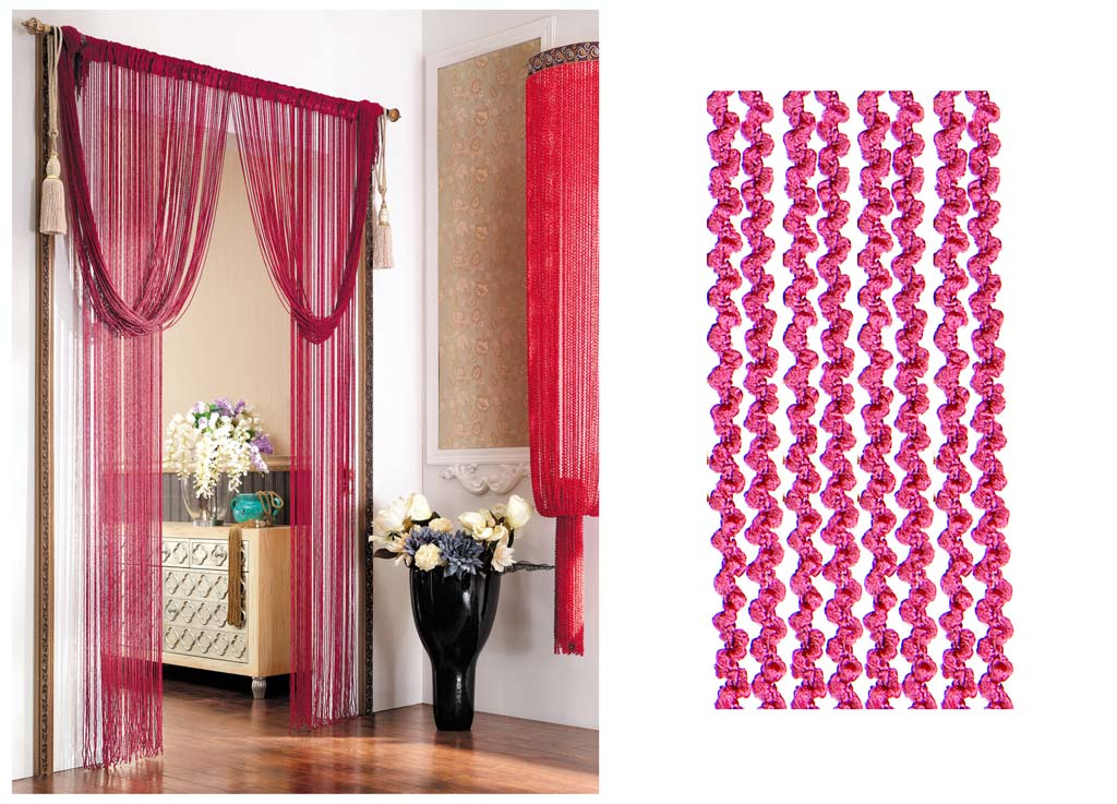 Штора нитяная Magnolia Кисея, цвет: малиновый, высота 290 см. CQ X055-2073636 Штора нитяная Magnolia Кисея, цвет: малиновый, высота 290 см. CQ X055-2073636Декоративная нитяная штора для дизайнерских решений в вашем доме. Подходит как для зонирования пространства, а так же декорации окна, как самостоятельное решение или дополнение к шторам.