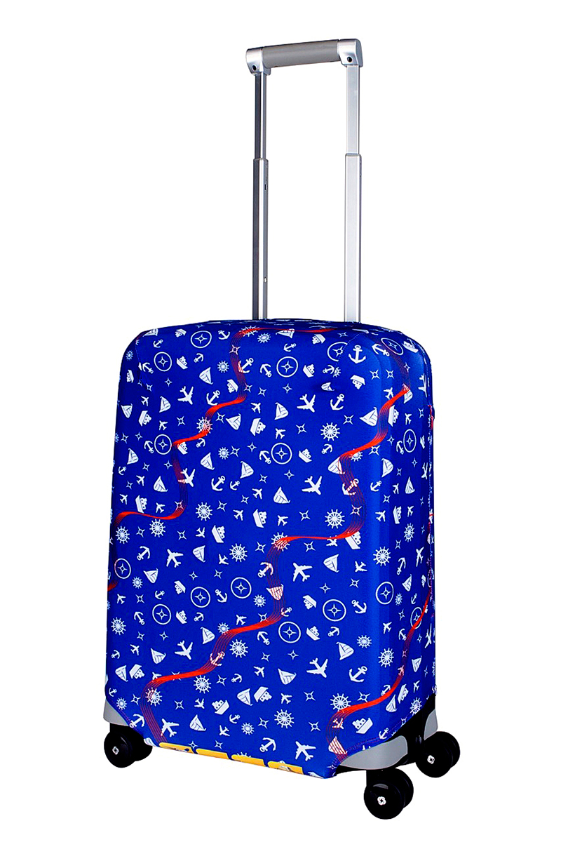 Чехол для чемодана Coverway Traveler, размер S (50-55 см)Trav-S Чехол для чемодана Coverway Traveler, размер S (50-55 см)Trav-SДля чемоданов маленьких размеров, высотой от 50 до 55 см (19-21 inch) (мерить от пола). Плотность ткани - 240 г/кв.м, упрочненные швы, 2 потайные молнии для боковых ручек с двух сторон. Внизу чехла - молния трактор, дополнительная резинка с фастексом для лучшей усадки. Стойкая сублимационная печать.