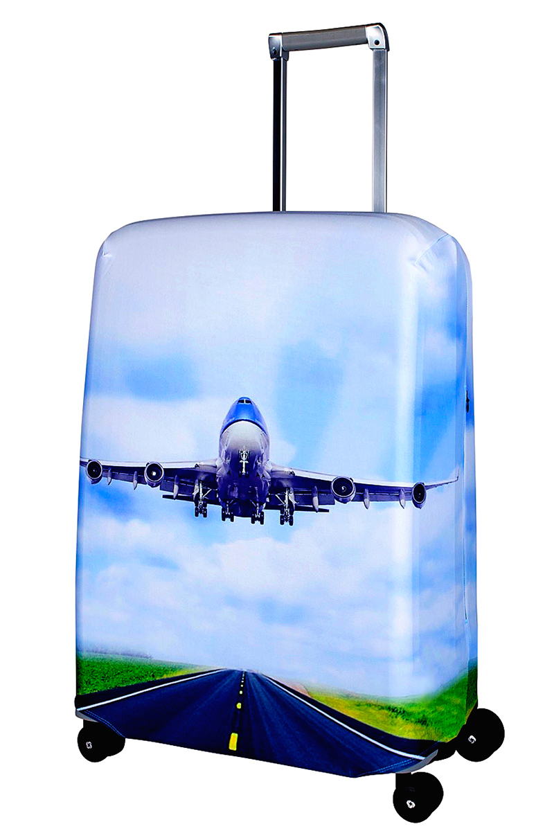 Чехол для чемодана Coverway Plane, размер M/L (65-74 см)Pl-M/L Чехол для чемодана Coverway Plane, размер M/L (65-74 см)Pl-M/LДля чемоданов средних размеров, высотой от 65 до 74 см (24-28 inch) (мерить от пола). Плотность ткани - 240 г/кв.м, упрочненные швы, 2 потайные молнии для боковых ручек с двух сторон. Внизу чехла - молния трактор, дополнительная резинка с фастексом для лучшей усадки. Стойкая сублимационная печать.