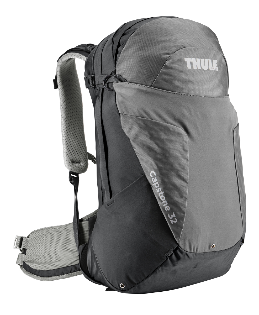 Рюкзак женский Thule Capstone, цвет: серый, 32л207202 Рюкзак женский Thule Capstone, цвет: серый, 32л207202Женский рюкзак для пеших путешествий Thule Capstone 32 лЖенский рюкзак для пеших путешествий Thule Capstone 32 л Thule Capstone 32 л идеально подходит для однодневных путешествий или коротких походов. Рюкзак снабжен системой крепления MicroAdjust, которая обеспечивает максимальную регулировку для идеальной посадки, натягиваемой сеточной задней панелью для максимальной воздухопроницаемости и вшитой накидкой от дождя.
