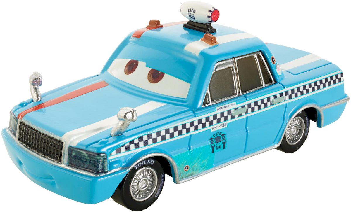 Cars Машинка Боб ПуляW1938_DLY93 Cars Машинка Боб ПуляW1938_DLY93Машинка Cars Боб Пуля привлечет внимание вашего малыша и не позволит ему скучать, ведь так интересно и захватывающе покатать машинку или устроить гонку с другом. Машинка выполнена в светло-голубом цвете, украшена полосами, мигалками и полностью повторяет одного из героев мультфильма Тачки 2 - таксиста Боба Пулю. Колеса машинки имеют свободный ход. Благодаря небольшому размеру ребенок сможет взять машинку с собой на прогулку, в поездку или в гости. Порадуйте своего малыша таким замечательным подарком!