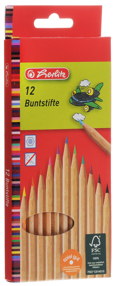 Herlitz Набор цветных карандашей 12 шт8660086 Herlitz Набор цветных карандашей 12 шт8660086Цветные карандаши Herlitz имеют мягкий грифель, яркие насыщенные цвета. Карандаши легко затачиваются, идеально подходят для рисования детям. Корпус карандашей неокрашенный. В наборе 12 цветных карандашей в картонной упаковке.