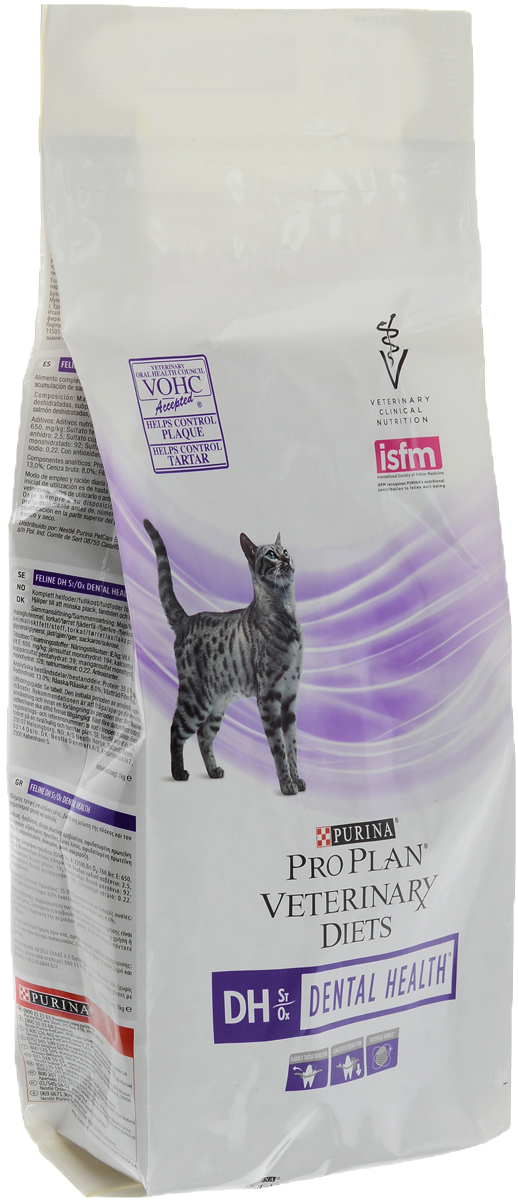 Корм сухой Pro Plan Veterinary Diets. DH St/Ox для кошек, для здоровья ротовой полости, 1 кг12278417 Корм сухой Pro Plan Veterinary Diets. DH St/Ox для кошек, для здоровья ротовой полости, 1 кг12278417Pro Plan Veterinary Diets. DH St/Ox - полнорационный диетический корм для взрослых кошек при заболеваниях ротовой полости. Корм рекомендуется для уменьшения зубного налета, образования зубного камня и воспаления десен. Рекомендованный период времени для: растворения: 5- 12 недель; сокращения рецидива: до 6 месяцев. Перед использованием и увеличением периода кормления сверх рекомендованного проконсультируйтесь с ветеринаром. Следите, чтобы у кошки всегда была питьевая вода. Товар сертифицирован.