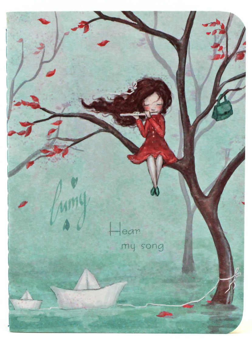 Lumy Блокнот Hear My SongLHS-NB01 Lumy Блокнот Hear My SongLHS-NB01Компактный блокнот Lumy Hear My Song без труда поместится даже в карман и всегда будет под рукой. Нелинованный блокнот подойдет не только для записей и пометок, но и для создания набросков и даже небольших рисунков, а желтоватые странички придадут рисункам благородный винтажный вид. Блокнот имеет гибкую обложку, которая украшена изображением девочки-флейтистки. Практичный блокнот в обложке с милым рисунком поднимет настроение и понравится всем любителям оригинальных вещей.