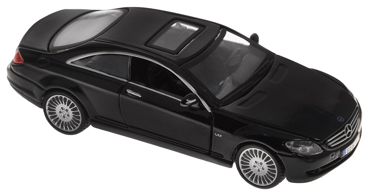 Bburago Модель автомобиля Mercedes-Benz CL 550 цвет черный18-43000_черный Bburago Модель автомобиля Mercedes-Benz CL 550 цвет черный18-43000_черныйМодель автомобиля Bburago Mercedes-Benz CL 550 будет отличным подарком как ребенку, так и взрослому коллекционеру. Благодаря броской внешности, а также великолепной точности, с которой создатели этой модели масштабом 1:32 передали внешний вид настоящего автомобиля, модель станет подлинным украшением любой коллекции авто. Машина будет долго служить своему владельцу благодаря металлическому корпусу с элементами из пластика. Дверцы машины открываются, шины обеспечивают отличное сцепление с любой поверхностью пола. Модель автомобиля Bburago Mercedes-Benz CL 550 обязательно понравится вашему ребенку и станет достойным экспонатом любой коллекции.