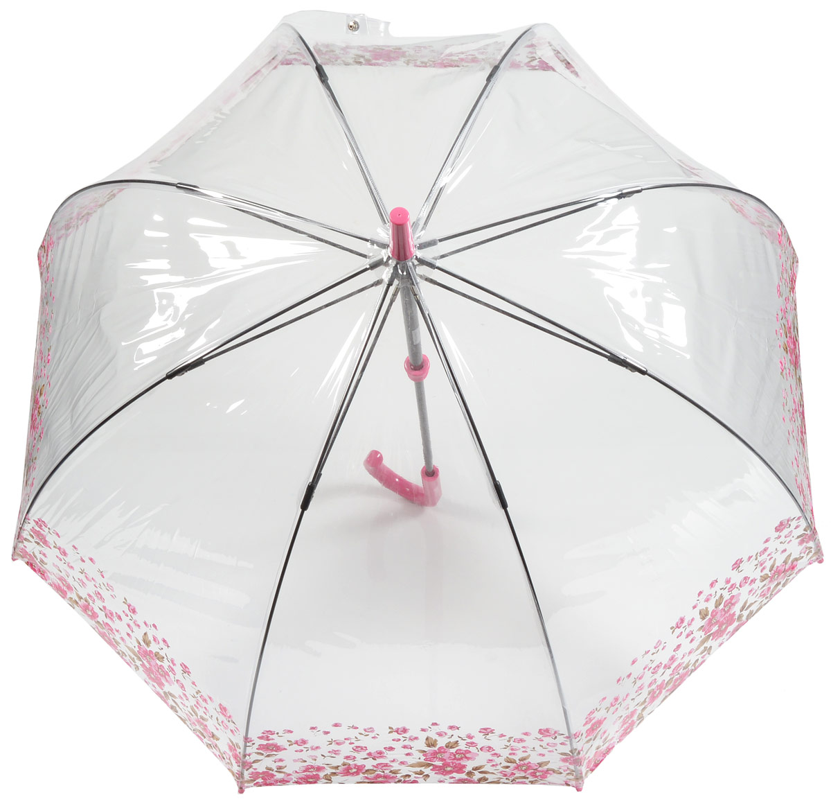 Зонт женский трость Fulton, расцветка: расцветкаы. L042-2643 FloralBorderL042-2643 FloralBorder Зонт женский трость Fulton, расцветка: расцветкаы. L042-2643 FloralBorderL042-2643 FloralBorderСтильный зонт-трость Fulton даже в ненастную погоду позволит вам оставаться стильной и элегантной. Каркас зонта включает 8 спиц из фибергласса и состоит из стержня, изготовленного из прочной и ветроустойчивой стали. Купол зонта выполнен из высококачественного ПВХ. Рукоятка закругленной формы, разработанная с учетом требований эргономики, изготовлена из пластика. Зонт механического сложения: купол открывается и закрывается вручную до характерного щелчка. Такой зонт не только надежно защитит вас от дождя, но и станет стильным аксессуаром, который идеально подчеркнет ваш неповторимый образ.