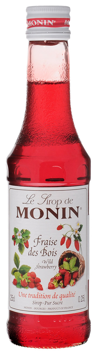 Monin Земляника сироп, 0,25 лSMONN0-000103 Monin Земляника сироп, 0,25 лSMONN0-000103Сироп Monin Земляника не оставит равнодушным ни одного сладкоежку. Нежный ягодный вкус и аромат делает эту добавку незаменимым ингредиентом многих блюд и напитков. В качестве основы для него применяются натуральная земляника, обработанная особым образом, а также тростниковый сахар и чистейшая вода из родниковых источников. Сиропы Monin выпускает одноименная французская марка, которая известна как лидирующий производитель алкогольных и безалкогольных сиропов в мире. В 1912 году во французском городке Бурже девятнадцатилетний предприниматель Джордж Монин основал собственную компанию, которая специализировалась на производстве вин, ликеров и сиропов. Место для завода было выбрано не случайно: город Бурже находился в непосредственной близости от крупных сельскохозяйственных районов - главных поставщиков свежих ягод и фруктов. Производство сиропов стало ключевым направлением деятельности компании Monin только в 1945 году, когда пост главы...