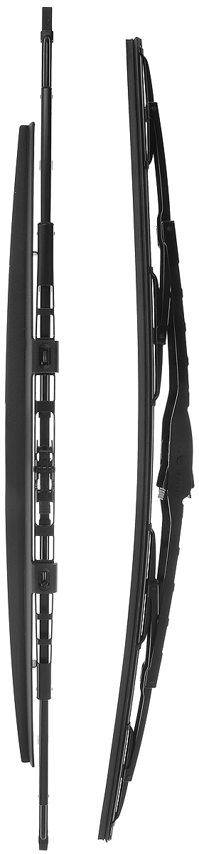 Щетка стеклоочистителя Bosch 610S, каркасная, со спойлером, длина 57,5/60 см, 2 шт3397010280 Щетка стеклоочистителя Bosch 610S, каркасная, со спойлером, длина 57,5/60 см, 2 шт3397010280Комплект Bosch 610S состоит из двух щеток разной длины, выполненных по современной технологии из высококачественных материалов. Они обеспечивают идеальную очистку стекла в любую погоду. TWIN Spoiler - серия классических каркасных щеток со спойлером от компании Bosch. Эти щетки имеют полностью металлический каркас с двойной защитой от коррозии и сверхточный профиль резинового элемента с двумя чистящими кромками. Спойлер выполнен в виде крыла, который закрывает каркас щетки от воздушного потока. Комплектация: 2 шт. Длина щеток: 57,5 см; 60 см.