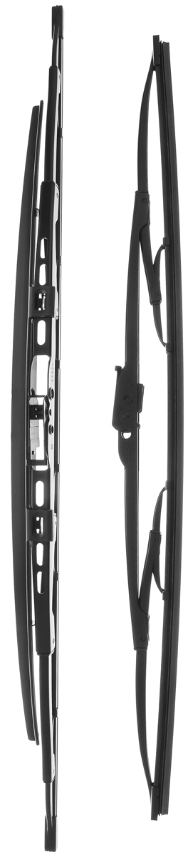 Щетка стеклоочистителя Bosch 608S, каркасная, со спойлером, длина 55/60 см, 2 шт3397118308 Щетка стеклоочистителя Bosch 608S, каркасная, со спойлером, длина 55/60 см, 2 шт3397118308Комплект Bosch 608S состоит из двух щеток разной длины, выполненных по современной технологии из высококачественных материалов. Они обеспечивают идеальную очистку стекла в любую погоду. TWIN Spoiler - серия классических каркасных щеток со спойлером от компании Bosch. Эти щетки имеют полностью металлический каркас с двойной защитой от коррозии и сверхточный профиль резинового элемента с двумя чистящими кромками. Спойлер, выполненный в виде крыла, закрывает каркас щетки от воздушного потока. Комплектация: 2 шт. Длина щеток: 55 см; 60 см.