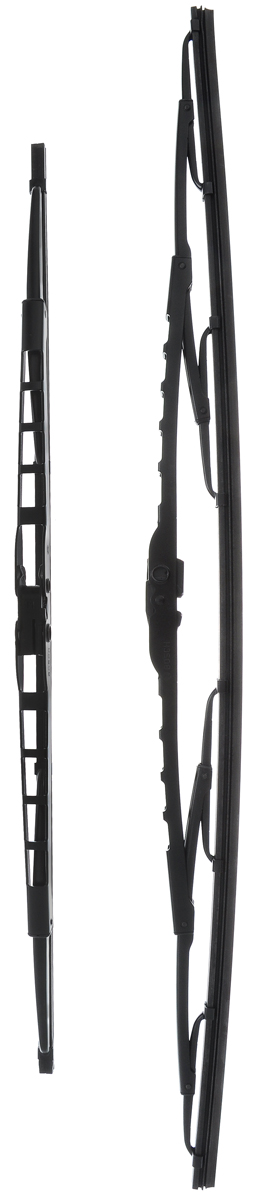 Щетка стеклоочистителя Bosch 576, каркасная, длина 57,5/45 см, 2 шт3397118452 Щетка стеклоочистителя Bosch 576, каркасная, длина 57,5/45 см, 2 шт3397118452Комплект Bosch 576 состоит из двух щеток разной длины, выполненных по современной технологии из высококачественных материалов. Они обеспечивает идеальную очистку стекла в любую погоду. TWIN - серия классических каркасных щеток от компании Bosch. Эти щетки имеют полностью металлический каркас с двойной защитой от коррозии и сверхточный профиль резинового элемента с двумя чистящими кромками. Комплектация: 2 шт.