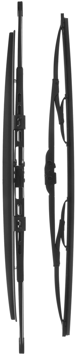 Щетка стеклоочистителя Bosch 551S, каркасная, со спойлером, длина 50/55 см, 2 шт3397118423 Щетка стеклоочистителя Bosch 551S, каркасная, со спойлером, длина 50/55 см, 2 шт3397118423Комплект Bosch 551S состоит из двух щеток разной длины, выполненных по современной технологии из высококачественных материалов. Они обеспечивают идеальную очистку стекла в любую погоду. TWIN Spoiler - серия классических каркасных щеток со спойлером от компании Bosch. Эти щетки имеют полностью металлический каркас с двойной защитой от коррозии и сверхточный профиль резинового элемента с двумя чистящими кромками. Спойлер выполнен в виде крыла, который закрывает каркас щетки от воздушного потока. Комплектация: 2 шт. Длина щеток: 50 см; 55 см.