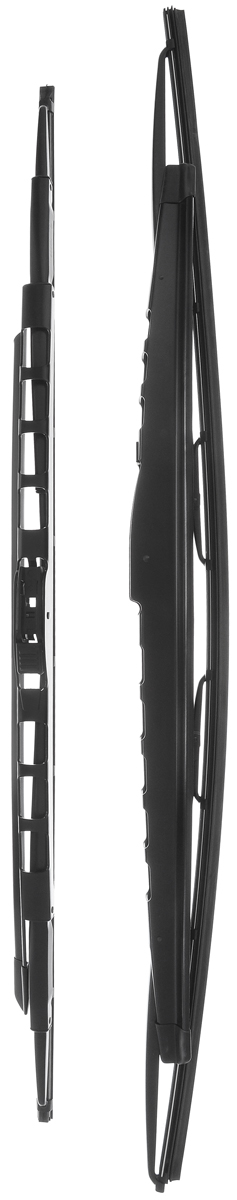 Щетка стеклоочистителя Bosch 359S, каркасная, со спойлером, длина 62,8/70,5 см, 2 шт3397001359 Щетка стеклоочистителя Bosch 359S, каркасная, со спойлером, длина 62,8/70,5 см, 2 шт3397001359Комплект Bosch 359S состоит из двух щеток разной длины, выполненных по современной технологии из высококачественных материалов. Они обеспечивают идеальную очистку стекла в любую погоду. TWIN Spoiler - серия классических каркасных щеток со спойлером. Эти щетки имеют полностью металлический каркас с двойной защитой от коррозии и сверхточный профиль резинового элемента с двумя чистящими кромками. Спойлер, выполненный в виде крыла, закрывает каркас щетки от воздушного потока. У данной модели спойлер предусмотрен на двух щетках стеклоочистителя. Комплектация: 2 шт. Длина щеток: 62,8 см; 70,5 см.