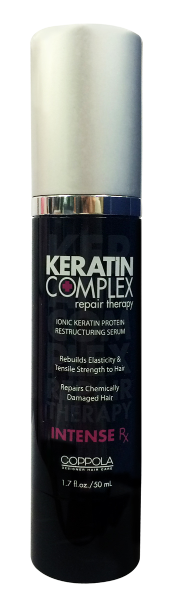 Keratin Complex Шампунь Разглаживание волос, восстановление-экспресс (Intense Rx), 50 мл48912KC Keratin Complex Шампунь Разглаживание волос, восстановление-экспресс (Intense Rx), 50 мл48912KCПроцедура интенсивного ухода для продления действия процедуры кератинового разглаживания волос. Intense Rx реконструирует, восстанавливает прочность, уменьшает ломкость волос. Процедура насыщает волосы 25% натурального кератина, делая волосы эластичными, гладкими,блестящими, уже после первого применения.Результат сохраняется 5-6 процедур мытья, и имеет накопительное действие.