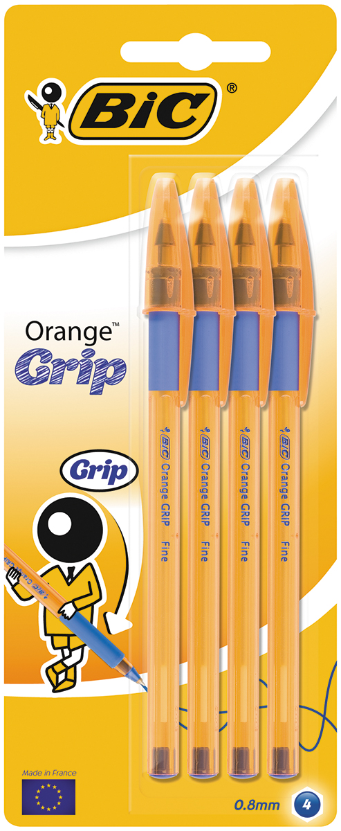 Bic    Orange Grip    4 