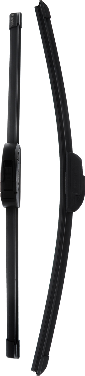 Щетка стеклоочистителя Bosch AR532S, бескаркасная, со спойлером, длина 53/50 см, 2 шт3397118986 Щетка стеклоочистителя Bosch AR532S, бескаркасная, со спойлером, длина 53/50 см, 2 шт3397118986Комплект Bosch AR532S состоит из двух бескаркасных щеток разного размера. Щетки выполнены по современной технологии из высококачественных материалов и предназначены для установки на переднее стекло автомобиля. Отличаются высоким качеством исполнения и оптимально подходят для замены оригинальных щеток, установленных на конвейере. Обеспечивают качественную очистку стекла в любую погоду. Комплектация: 2 шт. AEROTWIN - серия бескаркасных щеток компании Bosch. Щетки имеют встроенный аэродинамический спойлер, что делает их эффективными на высоких скоростях, и изготавливаются из многокомпонентной резины с применением натурального каучука.