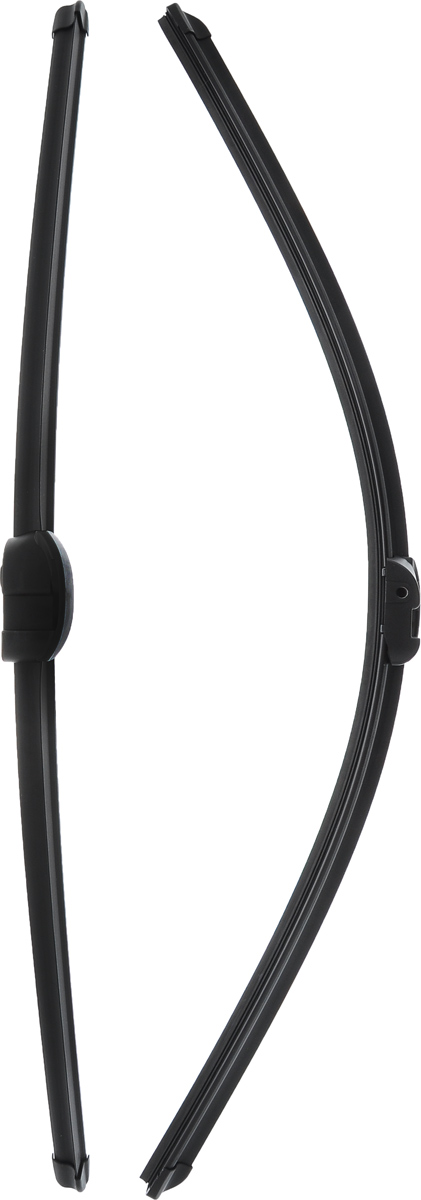 Щетка стеклоочистителя Bosch A034S, бескаркасная, со спойлером, длина 65 см, 2 шт3397009034 Щетка стеклоочистителя Bosch A034S, бескаркасная, со спойлером, длина 65 см, 2 шт3397009034Комплект Bosch A034S состоит из двух бескаркасных щеток. Щетки выполнены по современной технологии из высококачественных материалов и предназначены для установки на переднее стекло автомобиля. Отличаются высоким качеством исполнения и оптимально подходят для замены оригинальных щеток, установленных на конвейере. Обеспечивают качественную очистку стекла в любую погоду. Быстрый монтаж, благодаря предварительно установленному универсальному адаптеру. Комплектация: 2 шт. AEROTWIN - серия бескаркасных щеток компании Bosch. Щетки имеют встроенный аэродинамический спойлер, что делает их эффективными на высоких скоростях, и изготавливаются из многокомпонентной резины с применением натурального каучука.