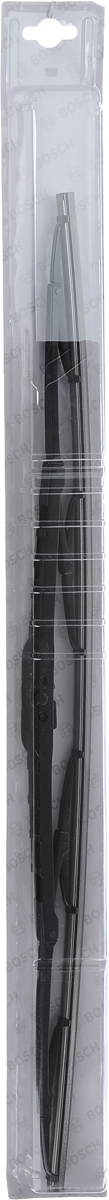 Щетка стеклоочистителя Bosch 60C, каркасная, длина 60 см, 1 шт3397004673 Щетка стеклоочистителя Bosch 60C, каркасная, длина 60 см, 1 шт3397004673Универсальная щетка Bosch 60C - функциональный стеклоочиститель с металлическими скобами, который характеризуется хорошей эффективностью очистки и качеством. Каркас щетки выполнен из металла с антикоррозийным покрытием и имеет форму, способствующую уменьшению подъемной силы на высоких скоростях. Натуральная резина щетки с графитовым напылением обеспечивает тщательность очистки. Щетка имеет крепление крючок. Быстрый монтаж, благодаря предварительно установленному универсальному адаптеру Quick Clip.