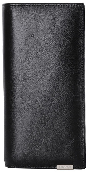 Кошелек мужской Fabretti 70341-black70341-black Кошелек мужской Fabretti 70341-black70341-blackКошелек мужской FABRETTI из натуральной кожи черного цвета.Внутри: два отделения для купюр, одно отделение для монет, 7 держателей для пластиковых и дисконтных карт.Карман для монет закрывается на пластиковую молнию.