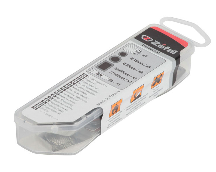Набор для ремонта Zefal REPAIR KIT UNIVERSAL1132A Набор для ремонта Zefal REPAIR KIT UNIVERSAL1132AНабор для ремонта прокола колеса В состав входит: 7 заплаток Упаковка клея Железная зачистка