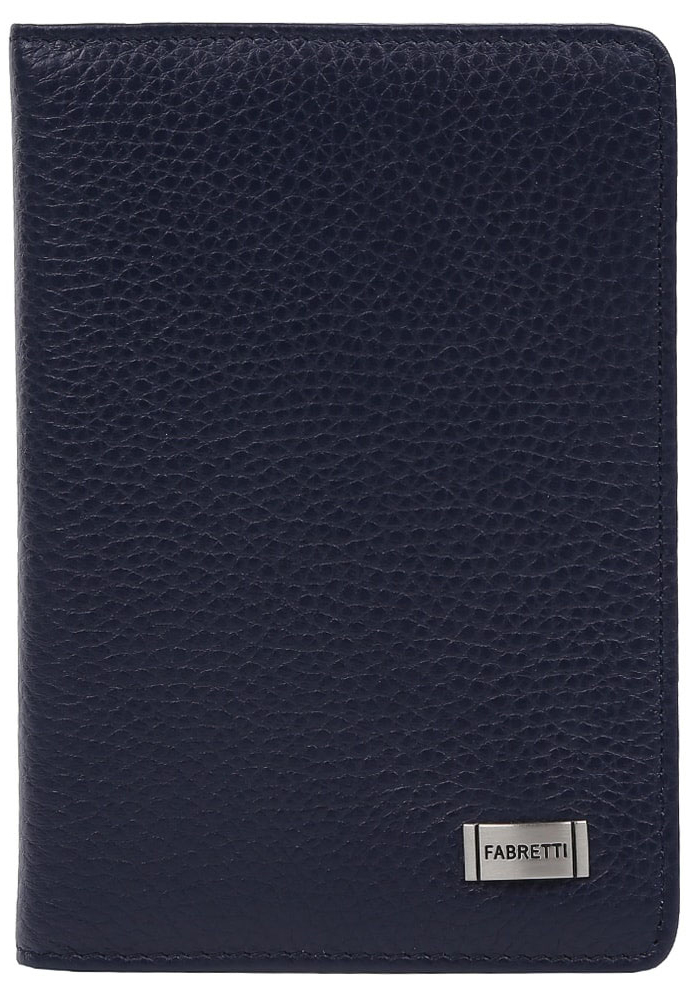 Обложка для документов женская Fabretti 52502-1-d.blue52502-1-d.blue Обложка для документов женская Fabretti 52502-1-d.blue52502-1-d.blueЛаконичная и стильная женская обложка для документов от итальянского бренда Fabretti выполнена из натуральной кожи, которая имеет невероятно мягкую и приятную фактуру. Внутри аксессуара расположены 5 отделений для дисконтных и кредитных карт, а также удобный вкладыш для документов. Модный темно-синий цвет и фурнитура под серебро дополняют классический и строгий дизайн модели.