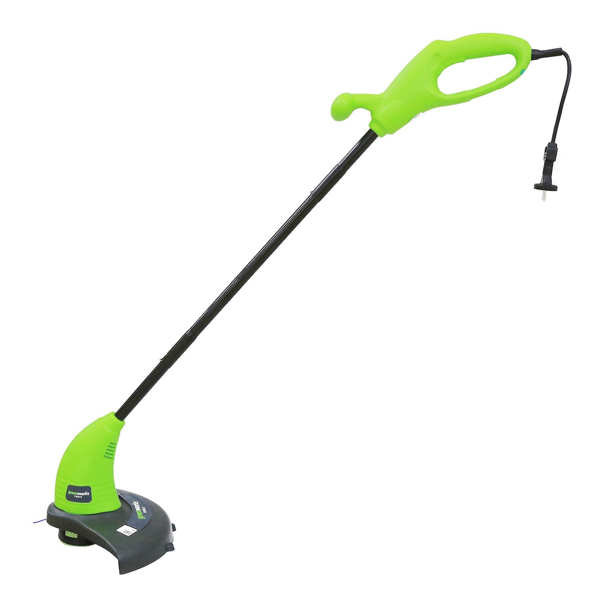 Триммер струнный GreenWorks 280W21117 Триммер струнный GreenWorks 280W21117Работа от сети 220В Мощность 280Вт Леска 1,2 мм Ширина скашивания: 25 см Автоматическая система подачи лески Вес изделия в собраном состоянии: 1,8 кг Гарантия 2 года