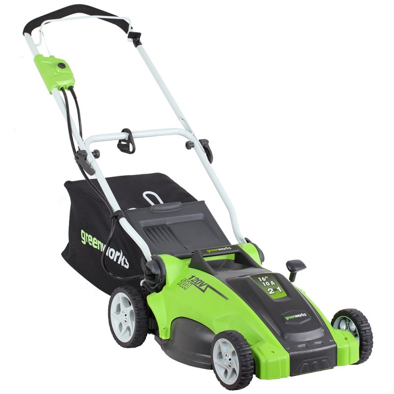 Газонокосилка GreenWorks 1200W 40см25147 Газонокосилка GreenWorks 1200W 40см25147Работа от сети 220В Мощность 1200Вт Ширина скашивания: 40 см Функция мульчирования 5 уровней установки высоты скашивания Травосборник 50 л Гарантия 2 года