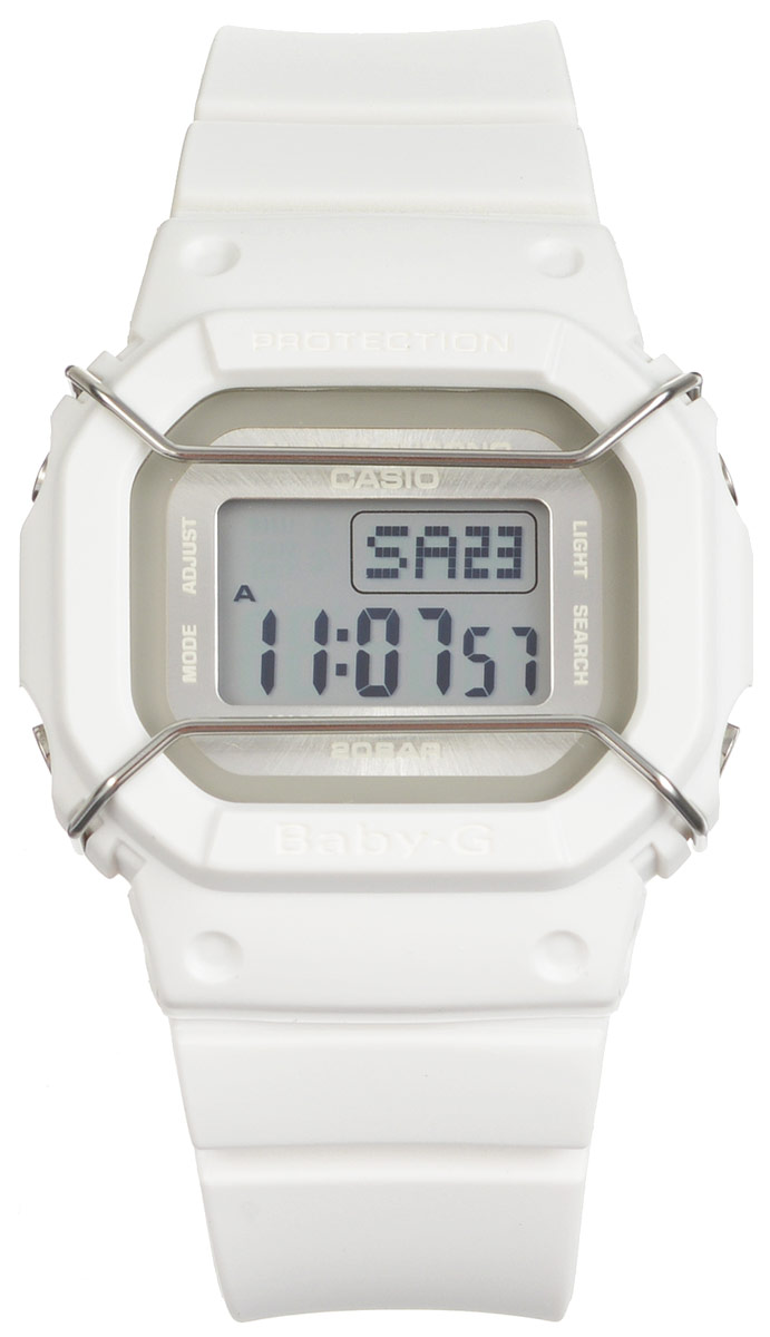 Часы наручные Casio Baby-G, цвет: белый. BGD-501UM-7EBGD-501UM-7E Часы наручные Casio Baby-G, цвет: белый. BGD-501UM-7EBGD-501UM-7EМногофункциональные часы Casio Baby-G, выполнены из минерального стекла и полимерного материала. Часы оформлены символикой бренда. Электронные часы оснащены имеют степень влагозащиты равную 20 BAR. Браслет часов оснащен застежкой-пряжкой, которая позволит с легкостью снимать и надевать изделие. Корпус часов оснащен электролюминесцентной подсветкой. Дополнительные функции: таймер, будильник, функция повтора будильника, секундомер, функция мирового времени, автоматический календарь. Часы поставляются в фирменной упаковке. Многофункциональные часы Casio Baby-G станут незаменимым аксессуаром.