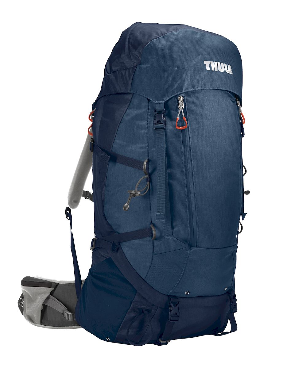 Рюкзак треккинговый мужской Thule Guidepost, цвет: темно-синий, 65л206301 Рюкзак треккинговый мужской Thule Guidepost, цвет: темно-синий, 65л206301Мужской туристический рюкзак Thule Guidepost 65 л - Удобный рюкзак для двухдневных/недельных путешествий Thule Guidepost 65 л отличается настраиваемой системой крепления TransHub, обеспечивающей идеальную посадку, поворачивающимся набедренным ремнем, который позволяет рюкзаку повторять ваши движения, и крышкой, способной трансформироваться в дополнительный рюкзак, который поможет вам покорить любую вершину. Легкая регулировка ремней для торса на 15 см обеспечивает идеальную посадку, а наплечные ремни QuickFit позволяют выбрать из один из трех вариантов длины наплечных ремней Система крепления Transhub с алюминиевой опорой и проволочным каркасом из пружинной стали позволяют перенести вес рюкзака на бедра, обеспечивая более удобную переноску Поворачивающийся набедренный ремень позволяет рюкзаку повторять ваши движения, обеспечивая большую естественность передвижения и улучшенный баланс Съемная крышка трансформируется в просторный рюкзак 24 л, позволяя сочетать два...