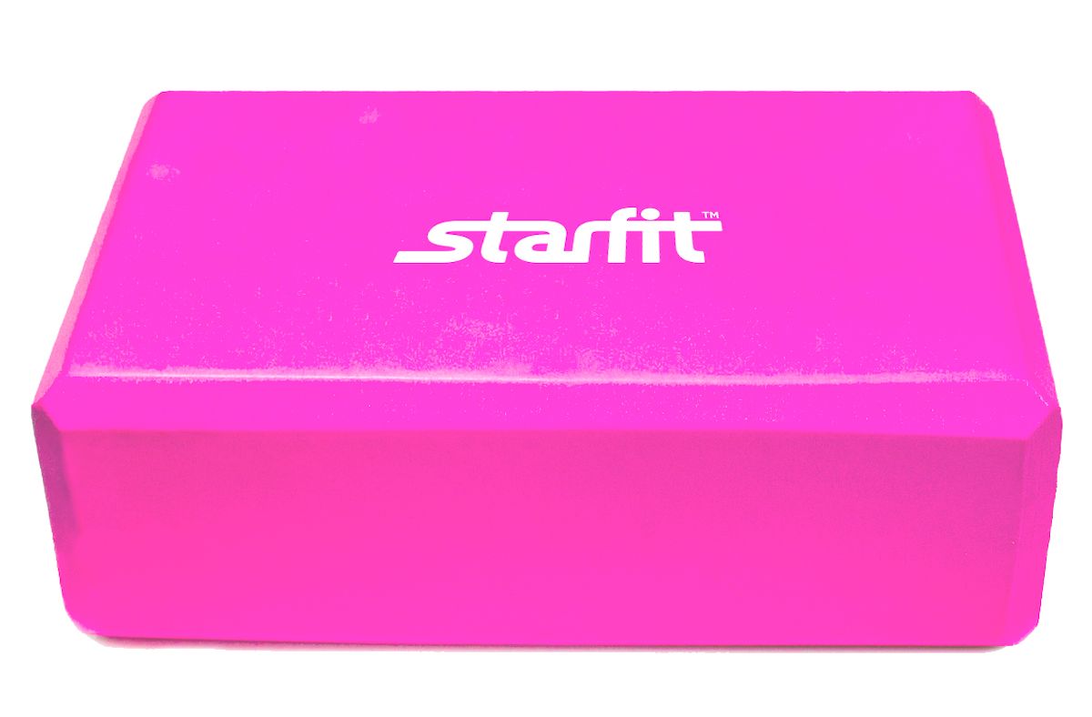Блок для йоги Star Fit FA-101, цвет: розовыйУТ-00008668 Блок для йоги Star Fit FA-101, цвет: розовыйУТ-00008668Блок для йоги FA-101 - это опорный блок для занятий йогой от популярного австралийского бренда STARFIT, который используется как новичками, так и продвинутыми пользователями. Обеспечивает надежную опору и фиксацию в различных позах. При выполнении позиций стоя и сидячих скручиваниях они применяются в том случае, если вы не можете дотянуться руками до пола. Важной особенностью является возможность переворачивания блока различными сторонами (на торец, на узкую или на широкую сторону) в зависимости от потребностей практики. Характеристики: Габариты, см (ДхШхТ): 22,5 х 15 х 7,8 Материал: ПВХ Цвет: розовый Особенности: имеет легкий незначительный вес