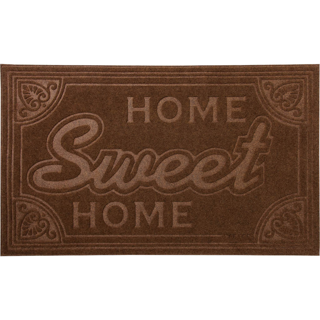 Коврик придверный Vortex Comfort Home Sweet Home, 45 х 75 см22378 Коврик придверный Vortex Comfort Home Sweet Home, 45 х 75 см22378Ворс коврика Vortex изготовлен из 100% полиэстера. Коврик оснащен выполненной из ПВХ подложкой. Коврик Vortex гармонично впишется в интерьер вашего дома и создаст атмосферу уюта и комфорта. Изделие отлично подойдет как для использования в доме, так и снаружи.
