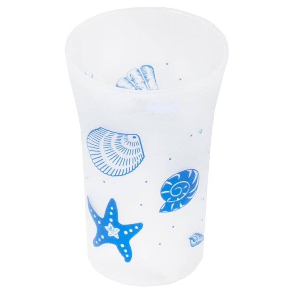 Стакан для ванной комнаты Vanstore Summer White, цвет: белый, голубой377-01 Стакан для ванной комнаты Vanstore Summer White, цвет: белый, голубой377-01Summer white набор аксессуаров из пластика белого цвета
