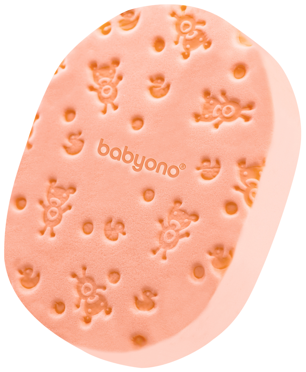 BabyOno Губка для купания Soft цвет персиковыйО63/02 BabyOno Губка для купания Soft цвет персиковыйО63/02Губка для купания BabyOno Soft - это необычайно мягкая и единственная в своем роде губка, созданная специально для нежной и чувствительной кожи вашего ребёнка. Губка BabyOno предназначена как для младенцев, так и для более старших детей. Её необычная структура позволяет надлежащим образом увлажнить кожу и восстановить её здоровье и гладкость. Мягкая губка оформлена тиснением в виде забавных медвежат. Она поможет вам бережно ухаживать за кожей малыша.