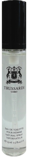 Trussardi Uomo Men Туалетная вода, 15 мл13656 Trussardi Uomo Men Туалетная вода, 15 мл13656Древесные, фужерные. Бергамот, гальбанум, лимон, мускатный орех, герань, фиалка, шалфей, дубовый мох, кожа, пачули.