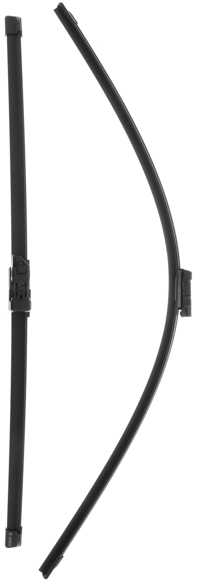 Щетка стеклоочистителя Bosch A120S, бескаркасная, со спойлером, длина 65/75 см, 2 шт3397007120 Щетка стеклоочистителя Bosch A120S, бескаркасная, со спойлером, длина 65/75 см, 2 шт3397007120Комплект Bosch A120S состоит из двух бескаркасных щеток разного размера. Щетки выполнены по современной технологии из высококачественных материалов и предназначены для установки на переднее стекло автомобиля. Отличаются высоким качеством исполнения и оптимально подходят для замены оригинальных щеток, установленных на конвейере. Обеспечивают качественную очистку стекла в любую погоду. AEROTWIN - серия бескаркасных щеток компании Bosch. Щетки имеют встроенный аэродинамический спойлер, что делает их эффективными на высоких скоростях, и изготавливаются из многокомпонентной резины с применением натурального каучука. Комплектация: 2 шт.
