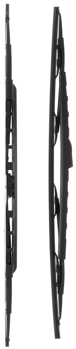 Щетка стеклоочистителя Bosch 046S, каркасная, со спойлером, длина 68 см, 2 шт3397005046 Щетка стеклоочистителя Bosch 046S, каркасная, со спойлером, длина 68 см, 2 шт3397005046Щетка Bosch 046S, выполненная по современной технологии из высококачественных материалов, оптимально подходит для замены оригинальных щеток, установленных на конвейере. Обеспечивает идеальную очистку стекла в любую погоду. TWIN Spoiler - серия классических каркасных щеток со спойлером. Эти щетки имеют полностью металлический каркас с двойной защитой от коррозии и сверхточный профиль резинового элемента с двумя чистящими кромками. Спойлер, выполненный в виде крыла, закрывает каркас щетки от воздушного потока. У данной модели спойлер предусмотрен на двух щетках стеклоочистителя. Комплектация: 2 шт.