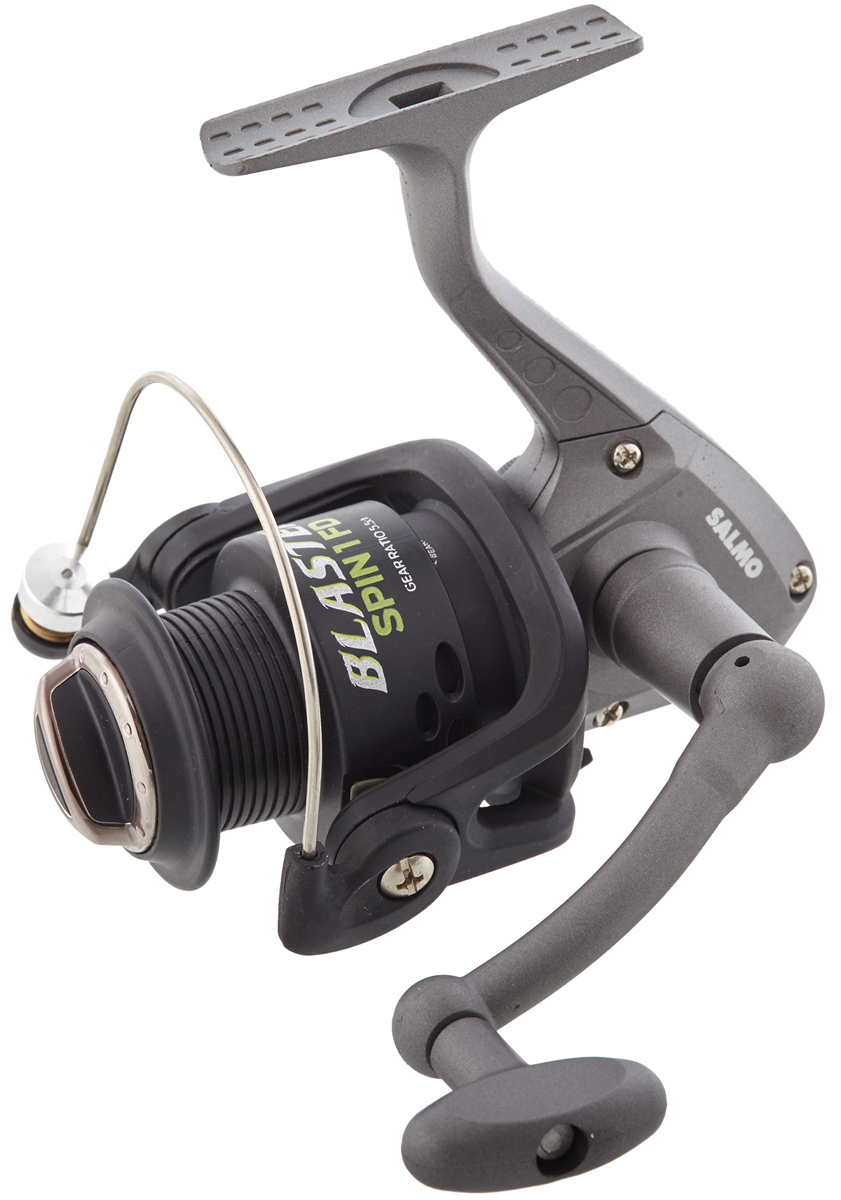 Катушка безынерционная Salmo Blaster SPIN 1 40FD, цвет: серый1940FD Катушка безынерционная Salmo Blaster SPIN 1 40FD, цвет: серый1940FDБюджетная серия катушек BLASTER предназначена, в первую очередь, для начинающих рыболовов. Эти катушки могут с успехом использоваться у опытных рыболовов как резервные катушки или для комплектации поплавочных удилищ и донных снастей. - Тормоз фрикционный передний FD - 1 подшипник шариковый - Включатель антиреверса флажковый нижний - Корпус карбопластовый - Шпуля основная пластиковая (графитовая) - Рукоятка: - с винтовым типом фиксации - с возможностью право/левосторонней установки
