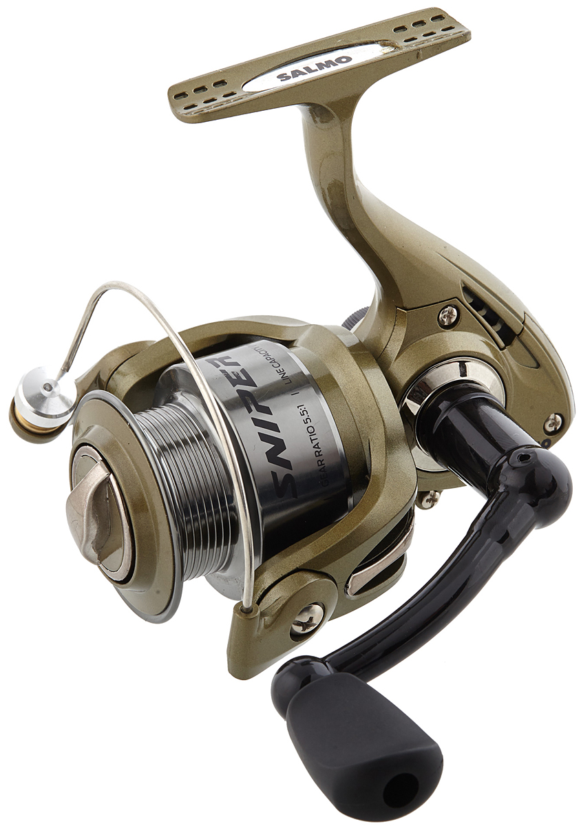 Катушка безынерционная Salmo Sniper SPIN 4 30FD, цвет: оливковый6730FD Катушка безынерционная Salmo Sniper SPIN 4 30FD, цвет: оливковый6730FDУниверсальные среднескоростные катушки среднего класса. - Тормоз фрикционный задний (многодисковый) FD - 3 подшипника шариковых - 1 подшипник роликовый - Мгновенный стопор обратного хода (антиреверс) - Включатель антиреверса флажковый нижний - Качественный механизм привода: латунь – алюминий - Корпус карбопластовый - Шпуля основная алюминиевая - Шпуля дополнительная пластиковая (графитовая) - Ролик лесоукладывателя конусный увеличенный (противозакручиватель) - Покрытие износостойкое нитридом титана: – ролика - Рукоятка: – с винтовым типом фиксации – с возможностью право/левосторонней установки - Ручка эргономическая из резины Качественная сборка