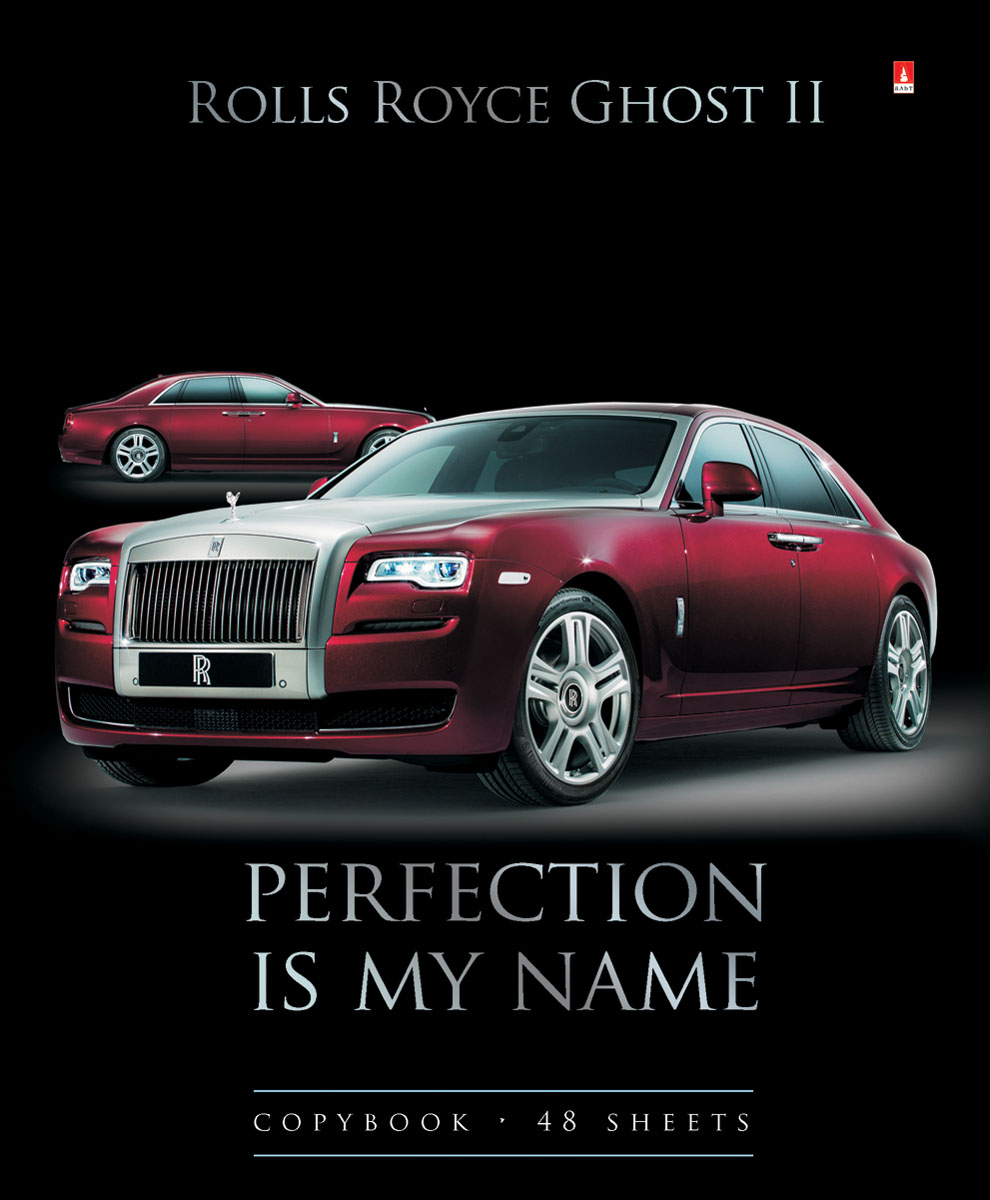 Альт Тетрадь Rolls Royce chost 2 48 листов в клетку7-48-1032 Альт Тетрадь Rolls Royce chost 2 48 листов в клетку7-48-1032Тетрадь Альт Rolls Royce chost 2 из серии Машины седаны отлично подойдет для занятий школьнику, студенту или для различных записей. Двойная обложка тетради выполнена из качественного экологически чистого картона с покрытием лака и отделкой серебряной фольги. Лицевая сторона оформлена изображением красного Rolls Royce chost 2. Внутренний блок тетради, соединенный двумя металлическими скрепками, состоит из 48 листов первосортной бумаги белого цвета формата А5. Четкая линовка точно совпадает с обеих сторон каждого листа. Поля отмечены красным цветом.