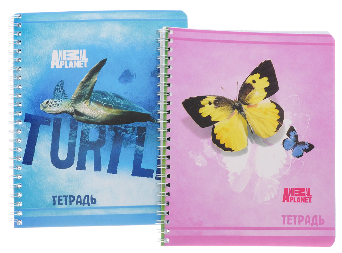 Action! Набор тетрадей Animal Planet 80 листов в клетку 2 штAP-S5-8002/5 Action! Набор тетрадей Animal Planet 80 листов в клетку 2 штAP-S5-8002/5Набор тетрадей Animal Planet от бренда Action! подойдет как для работы, так и для учебы. Нежно-розовый и нежно-голубой дизайн тетрадей привлекут ваше внимание и займут нужное место на вашем рабочем столе или в папке для документов. Удобное и прочное спиральное крепление обеспечивает долгий срок службы.