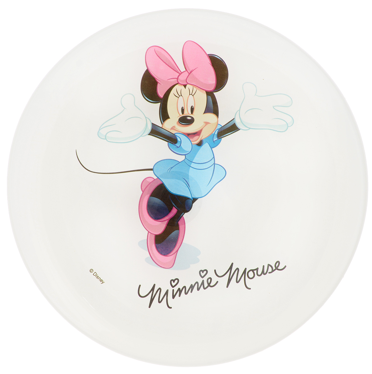 Тарелка десертная Luminarc Disney Minnie Colors, диаметр 20,5 смG9171 Тарелка десертная Luminarc Disney Minnie Colors, диаметр 20,5 смG9171Десертная тарелка Luminarc Disney Minnie Colors, изготовленная из ударопрочного стекла, обязательно понравится вашему ребенку. Такая тарелка прекрасно подходит как для торжественных случаев, так и для повседневного использования. Идеальна для подачи десертов, пирожных, тортов и многого другого.