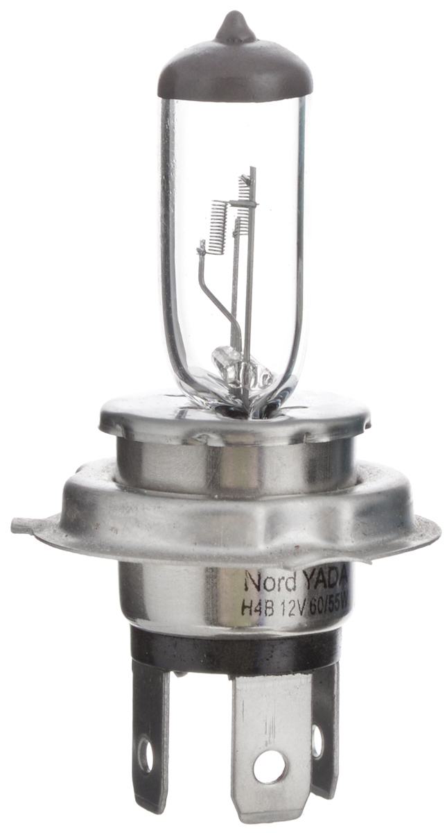 Лампа автомобильная галогенная Nord YADA Clear, цоколь H4B, 12V, 60/55W901647 Лампа автомобильная галогенная Nord YADA Clear, цоколь H4B, 12V, 60/55W901647Лампа автомобильная галогенная Nord YADA Clear - это электрическая галогенная лампа с вольфрамовой нитью для автомобилей и других моторных транспортных средств. Виброустойчива, надежна, имеет долгий срок службы. Галогенные лампы предназначены для использования в фарах ближнего, дальнего и противотуманного света. Серия Clear обеспечивает водителю классический оттенок светового пятна на дороге, к которому привыкло большинство водителей.