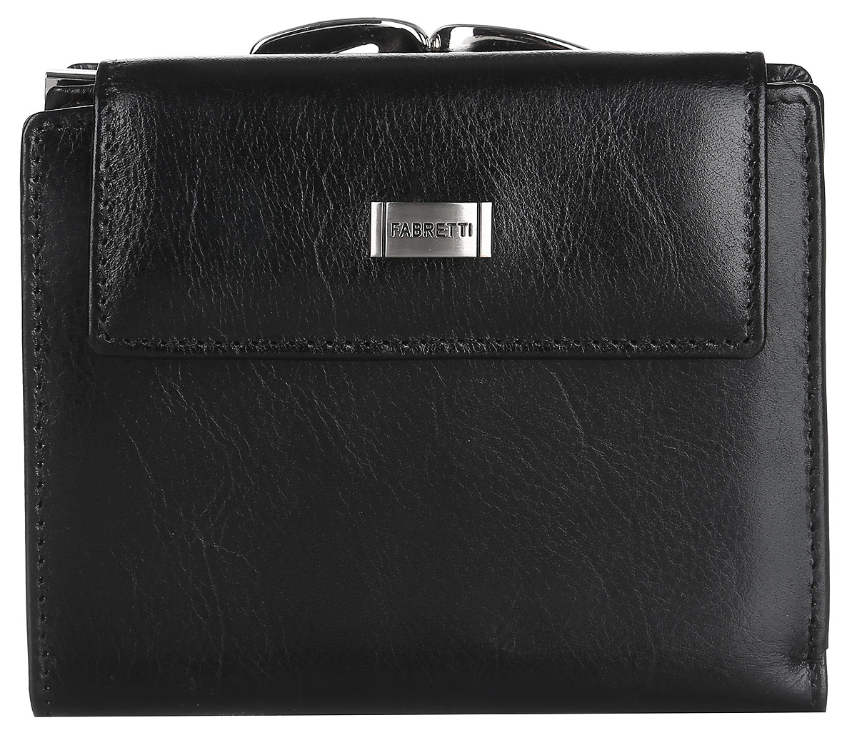 Кошелек женский Fabretti, цвет: черный. FA004-blackFA004-black Кошелек женский Fabretti, цвет: черный. FA004-blackFA004-blackВместительный и элегантный женский кошелек от Fabretti выполнен из натуральной мягкой кожи. Внутри находятся три отделения для купюр и 11 кармашков для кредитных карт, открытый вертикальный кармашек. Кошелек содержит открытый карман с пластиковым окошком, в котором можно хранить небольшие фотографии. Кошелек закрывается клапаном на кнопку. На тыльной стороне расположен отдельный вместительный карман для мелочи, который закрывается на рамочный замок. Кошелек упакован в плотную коробку с логотипом фирмы. Такой роскошный и практичный аксессуар станет замечательным подарком человеку, ценящему качественные вещи.