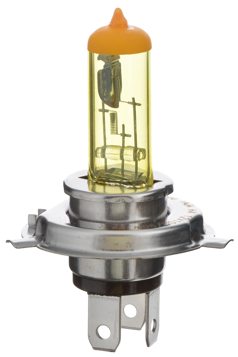 Лампа автомобильная галогенная Nord YADA Yellow, цоколь H4 P43t, 12V, 100/90W901902 Лампа автомобильная галогенная Nord YADA Yellow, цоколь H4 P43t, 12V, 100/90W901902Лампа автомобильная галогенная Nord YADA Yellow - это электрическая галогенная лампа с вольфрамовой нитью для автомобилей и других моторных транспортных средств. Виброустойчива, надежна, имеет долгий срок службы. Галогенные лампы предназначены для использования в фарах ближнего, дальнего и противотуманного света. Колба с желтым напылением, что обеспечивает водителю приятный мягкий оттенок светового пятна как в сухую, так и во влажную погоду.