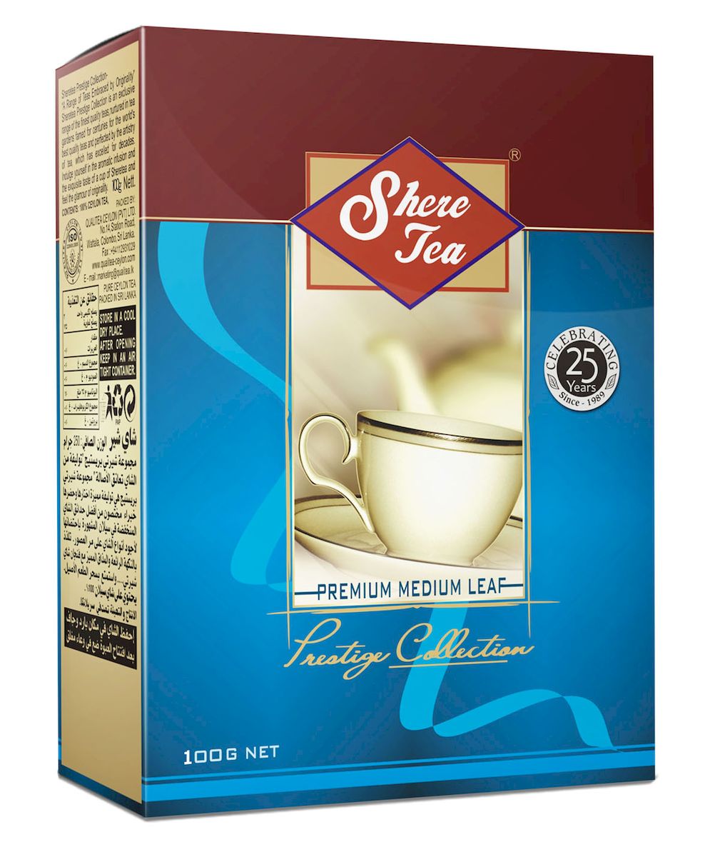Shere Tea Престижная коллекция FBOP чай черный листовой, 100 г4791014000167 Shere Tea Престижная коллекция FBOP чай черный листовой, 100 г4791014000167Чай черный листовой Shere Tea Престижная коллекция. Стандарт: FBOP - средний лист. Листья среднего размера, ломанные, хорошо скрученные. Чем более мелкие части листа используются в чае, тем меньше в нем аромата, но зато такой чай быстрее заваривается, дает более крепкий настой. Чай имеет яркий, прозрачный и интенсивный настой. Вкус полный, терпкий, слегка вяжущий. Аромат чая полный, приятный, выражен достаточно ярко.
