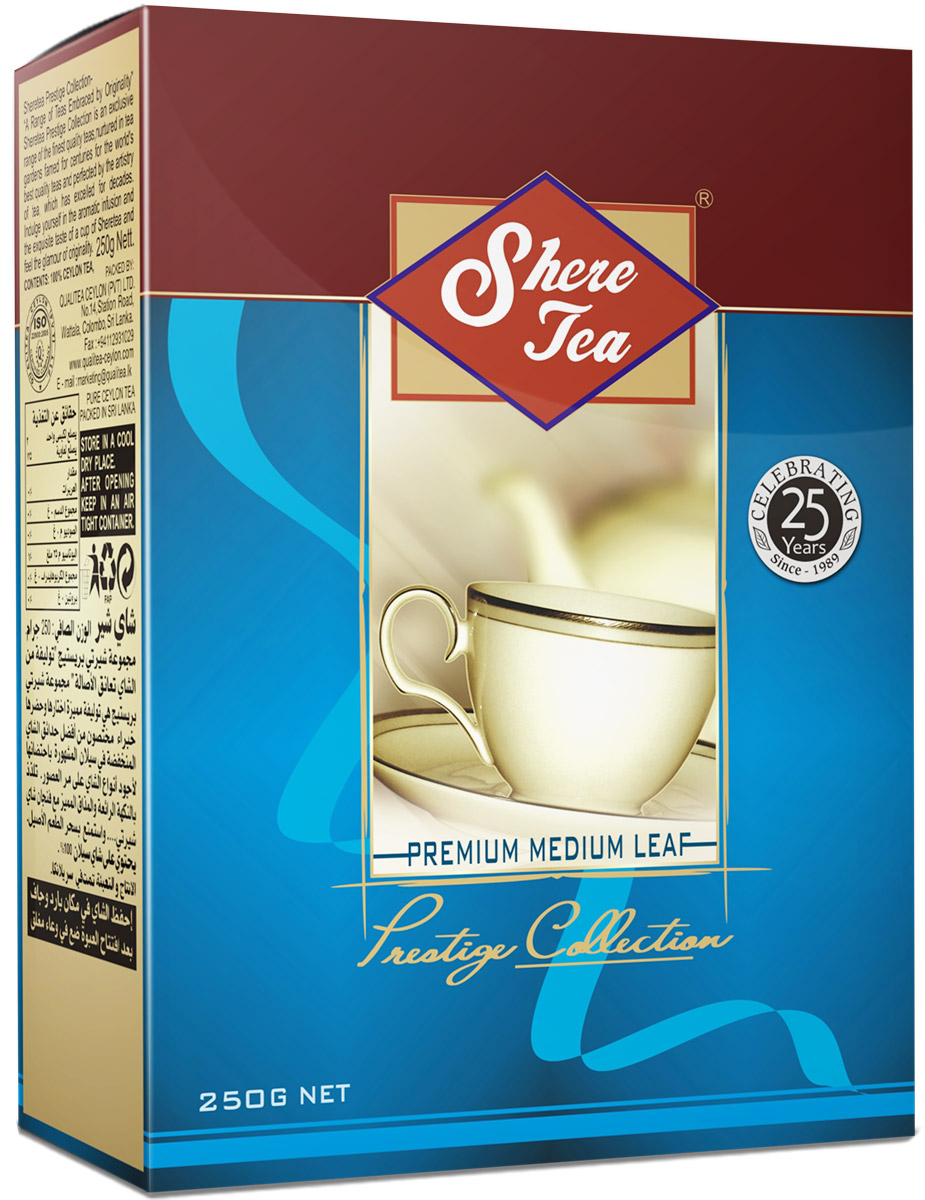 Shere Tea Престижная коллекция FBOP чай черный листовой, 250 г4791014000174 Shere Tea Престижная коллекция FBOP чай черный листовой, 250 г4791014000174Чай черный листовой Shere Tea Престижная коллекция. Стандарт: FBOP - средний лист. Листья среднего размера, ломанные, хорошо скрученные. Чем более мелкие части листа используются в чае, тем меньше в нем аромата, но зато такой чай быстрее заваривается, дает более крепкий настой. Чай имеет яркий, прозрачный и интенсивный настой. Вкус полный, терпкий, слегка вяжущий. Аромат чая полный, приятный, выражен достаточно ярко.