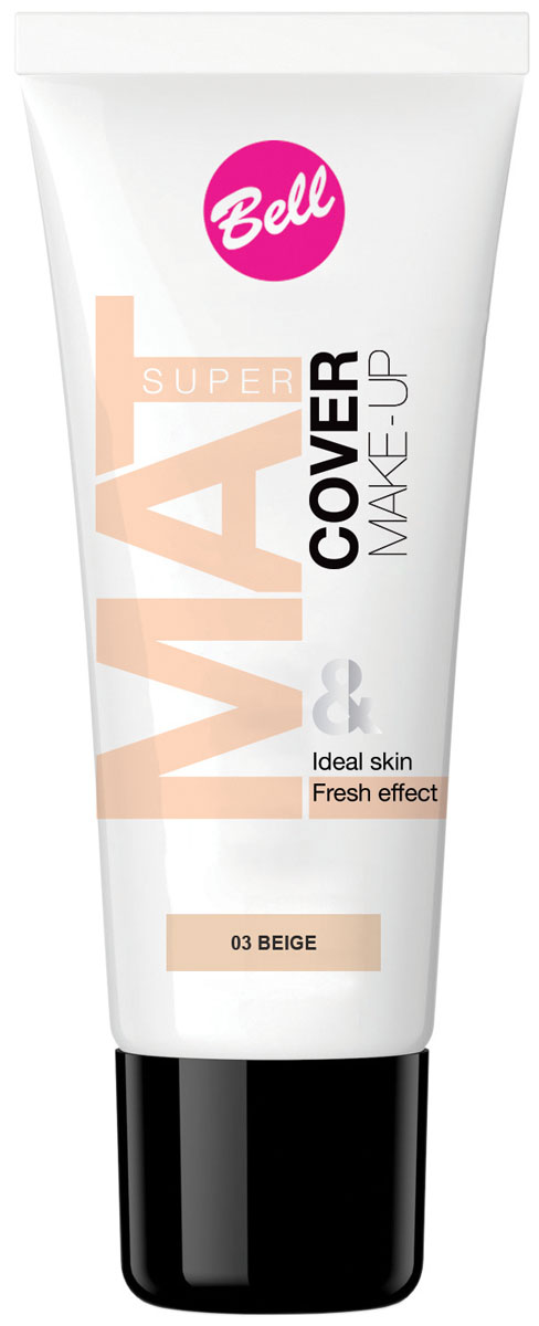 Bell Флюид матирующий тональный, Стойкий Эффект Super Mat Cower Make-up Foundation 30 грBflSM003 Bell Флюид матирующий тональный, Стойкий Эффект Super Mat Cower Make-up Foundation 30 грBflSM003Обеспечивает матовый макияж в течение всего дня. Эффективно скрывает недостатки кожи, гарантируя свежий и здоровый тон лица. Содержит комплекс активных витаминов C и E. Тон 3
