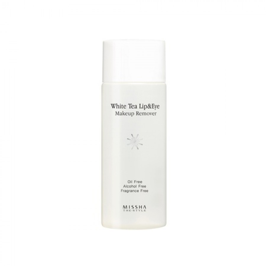 Missha Средство для снятия макияжа The Style White Tea Lip & Eye Makeup Remover, 90 млМШ215 Missha Средство для снятия макияжа The Style White Tea Lip & Eye Makeup Remover, 90 млМШ215Двухфазное средство для деликатного очищения кожи век и губ от декоративной косметики любой стойкости. Благодаря входящему в состав экстракту белого чая, средство не только очищает кожу, но и эффективно за ней ухаживает.Экстракт белого чая – универсальный уход для любого типа кожи, он увлажняет кожу,, снимает раздражения и устраняет шелушения. Белый чай – мощный антиоксидант, нейтрализует агрессивное воздействие свободных радикалов.