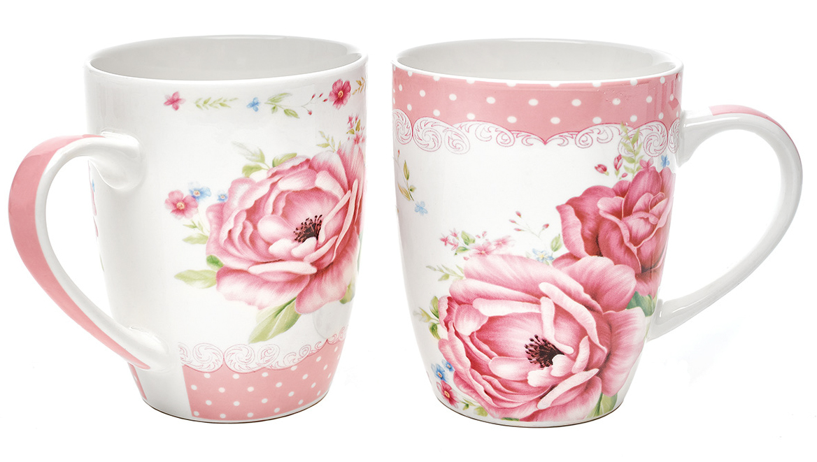 Набор кружек Walmer Roses, 340 мл, 2 штW16011034 Набор кружек Walmer Roses, 340 мл, 2 штW16011034Набор кружек Walmer Roses, выполненный из костяного фарфора, состоит из двух кружек одинакового объема. Каждая кружка оформлена нежным цветочным рисунком и дополнена эргономичной ручкой. Набор кружек Walmer Roses не только порадует своей практичностью, но и станет приятным сувениром для ваших близких. А оригинальное оформление набора добавит ярких эмоций.
