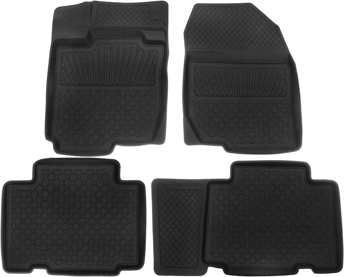 Коврики в салон автомобиля Protex, для Toyota Rav4, 2013-2015/2015->, с перемычкой, 4 шт138020011 Коврики в салон автомобиля Protex, для Toyota Rav4, 2013-2015/2015->, с перемычкой, 4 шт138020011Автомобильные коврики Protex полностью повторяют геометрию салона автомобиля. Изделия оснащены перемычкой, предотвращающими загрязнение тоннеля карданного вала. При изготовлении автомобильных ковриков используются только первичные материалы, в результате чего отсутствует неприятный запах в салоне автомобиля. Рисунок, нанесенный на поверхность ковриков, затрудняет перемещение жидкости, а высокий борт препятствует переливу жидкости и грязи из поддона на чистый салон автомобиля.
